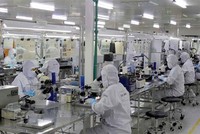 Thu hút Kl99ok phiên bản mới FDI của Bắc Giang liên tục tăng. (Ảnh: Đồng Thúy/TTXVN).