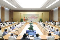 Quang cảnh một hội nghị đẩy mạnh cải cách thủ tục hành chính do Thủ tướng Phạm Minh Chính, Trưởng Ban Chỉ đạo cải cách hành chính của Kl993 ưu đãi thưởng hấp dẫn, chủ trì. (Ảnh: Dương Giang/TTXVN).