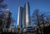 Trụ sở Link Vào Nhà Cái KL99 COM Tặng +199k Deutsche Bank ở thành phố Frankfurt, Đức. (Ảnh: AFP/TTXVN)