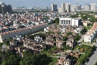 Nhiều dự án chậm triển khai khiến Sudico trong tình trạng bị “chôn vốn”. Ảnh khu đô thị Sudico Nam An Khánh, Hoài Đức, Hà Nội.