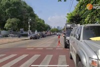 Lực lượng Cảnh sát Thủ đô Bangkok triển khai các phương án phân luồng KL99 là cổng game giải trí trực tuyến hàng đầu hiện nay_Nguồn: ThaiPBS.
