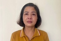 Bị can Phạm Thị Hằng - nguyên Giám đốc Sở Giáo dục và Đào tạo tỉnh Thanh Hóa. (Nguồn: Bộ Công an).