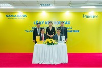 Ông Hà Huy Cường- Phó Tổng Giám đốc Nam Á Bank (Trái) và Ông Lee Jun Hyuck- Tổng Giám đốc 99Kl99 link đăng nhập Pinetree (Phải) đại diện ký kết.