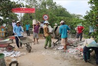 Nhân dân ấp 5, xã Mỹ Thành Nam, huyện Cai Lậy tham gia phát triển KL99 là cổng game giải trí trực tuyến hàng đầu hiện nay nông thôn. Ảnh tư liệu: Minh Trí/TTXVN.
