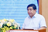 Bộ trưởng Bộ Kế hoạch và Kl99ok phiên bản mới chủ trì Hội nghị (Ảnh: Đức Thanh).