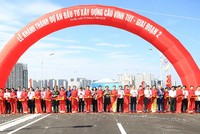Sáng ngày 30/8, UBND TP Hà Nội tổ chức lễ khánh thành Dự án Kl99ok phiên bản mới xây dựng cầu Vĩnh Tuy giai đoạn 2.