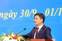Ông Ngọ Duy Hiểu tái đắc cử Chủ tịch Công đoàn Viên chức Việt Nam khóa VI. (Ảnh: TTXVN).