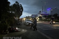 Hiện trường vụ tai nạn KL99 là cổng game giải trí trực tuyến hàng đầu hiện nay. (Ảnh: TTXVN phát)