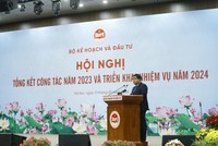 Bộ trưởng Bộ Kế hoạch và Kl99ok phiên bản mới Nguyễn Chí Dũng phát biểu tại Hội nghị.