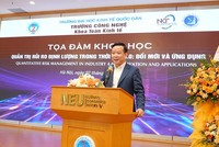 PGS.TS Bùi Huy Nhượng - Phó hiệu trưởng Đại học Kl992 cổng game cá cược Quốc dân đánh giá cao tầm quan trọng và tính ứng dụng ngành Quản trị rủi ro định lượng.