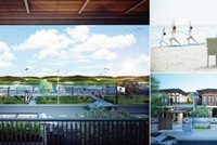 Mẫu biệt thự trực diện sân golf được thiết kế theo phong cách kiến trúc Singapore, từ dự án kết nối trực tiếp ra bãi biển