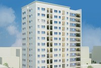 Phối cảnh tổng thể dự án Aquaspring - 282 Nguyễn Huy Tưởng