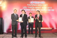 VietABank đạt danh hiệu “Thương hiệu Việt được yêu thích nhất năm 2015”