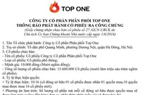 TOP ONE thông báo phát hành KL99 là cổng game giải trí trực tuyến hàng đầu hiện nay ra công chúng
