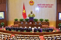 Kl993 ưu đãi thưởng hấp dẫn nhiệm kỳ 2016-2021 ra mắt Quốc hội và cử tri cả nước. Ảnh: VGP/Nhật Bắc