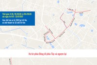 Xe khách di chuyển thế nào dịp Hội nghị APEC ở Hà Nội