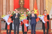 Chủ tịch nước bổ nhiệm Phó Chánh án TANDTC và Thẩm phán TANDTC