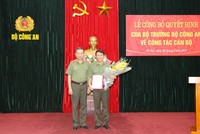 Nhân sự mới Bộ Công an