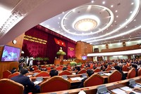 Quang cảnh Hội nghị Trung ương 6. Ảnh: VGP/Nhật Bắc