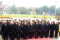 Lãnh đạo Đảng, 99Kl99 trực tiếp đá gà viếng Chủ tịch Hồ Chí Minh