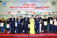 Khai mạc Giải cờ vua quốc tế HDBank 2018 - mùa thứ 8