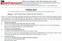 Công ty cổ phần Việt Tiên Sơn Địa ốc thông báo niêm yết KL99 là cổng game giải trí trực tuyến hàng đầu hiện nay tại Sở GDCK Hà Nội
