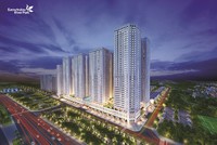 Không gian xanh với vườn Nhật, bể bơi bốn mùa tại dự án khu đô thị Eurowindow River Park