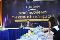 Ông Lê Trọng Minh, Tổng Biên tập Báo Kl99ok phiên bản mới điều hành buổi Tọa đàm. Ảnh: Dũng Minh.