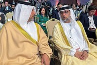 Ông Suhail Al Mazrouei, Bộ trưởng Năng lượng và Cơ sở Kl99kl ưu đãi độc quyền UAE tại Đối thoại Năng lượng Tương lai Trung Đông và Bắc Phi - châu Âu ở Jordan. Ảnh: Reuters