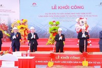 Nghệ An khởi công nhà máy Kl994 nhà cái bóng đá world cup linh kiện điện tử, phụ tùng ô tô 200 triệu USD