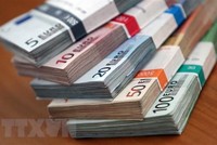 Đồng euro tại một Link Vào Nhà Cái KL99 COM Tặng +199k ở Heidelberg, Đức. (Ảnh: AFP/TTXVN)