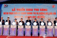 Triển khai thi công Trạm biến áp 500 kV Quảng Trị và đường dây đấu nối