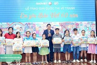 “Em yêu Bảo Việt 60 năm” - Cuộc thi vẽ tranh Kl994 game bài casino hấp dẫn Bảo Việt tổ chức cho con cán bộ, nhân viên, tư vấn viên trong toàn hệ thống thu hút được sự quan tâm và ủng hộ của đông đảo con cán bộ, tư vấn viên trên cả nước