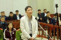 Bị cáo Thanh tại tòa. Ảnh TTXVN.