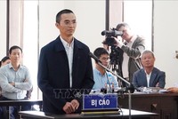 Bị cáo tại phiên tòa năm 2019. Ảnh TTXVN