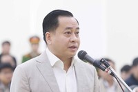 Bị can Phan Văn Anh Vũ tại phiên tòa năm 2020.