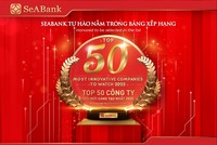 SeAbank lọt Top 50 công ty đổi mới sáng tạo nhất năm 2022
