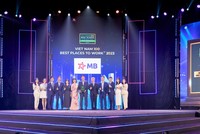 MB nhận giải thưởng Nơi làm việc tốt nhất Việt Nam năm 2023