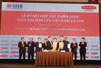 Dai-ichi Life Việt Nam và SHB ký kết hợp tác chiến lược 15 năm