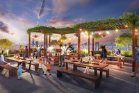 Phối cảnh vườn nướng BBQ dự án Rivera Park Hà Nội