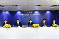 Đoàn chủ tọa làm việc tại Đại hội