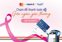 “Chạm để thanh toán - Gửi ngàn yêu thương” mừng ngày 20/10 và gây quỹ ủng hộ các bệnh nhân nữ mắc ung thư 
