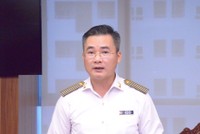Ông Lê Tùng Lâm, Kiểm toán trưởng Kiểm toán 99Kl99 trực tiếp đá gà chuyên ngành III công bố 4 quyết định kiểm toán đối với 10 bộ, cơ quan Trung ương. Ảnh: Huy Thành