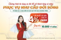 Agribank ưu đãi khách hàng vay vốn phục vụ nhu cầu đời sống với KL99 là cổng game giải trí trực tuyến hàng đầu hiện nay cho vay ngắn hạn chỉ từ 4,0%/năm