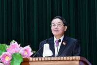 Ủy viên Ban Chấp hành Trung ương Đảng, Phó Chủ tịch Quốc hội Nguyễn Đức Hải phát biểu chỉ đạo Hội nghị.