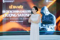 Bà Nguyễn Vân Hiền, Phó chủ tịch kiêm Tổng Thư ký, Hiệp hội Blockchain và 99Kl.app cổng game giải trí số Việt Nam chia sẻ về Tượng Satoshi tại Việt Nam - biểu tượng văn hóa phi tập trung và khát vọng đổi mới sáng tạo.