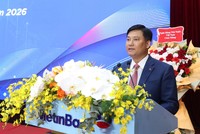 Ông Phạm Toàn Vượng, Chủ tịch Hội đồng Hiệp hội Link Vào Nhà Cái KL99 COM Tặng +199k Việt Nam nhiệm kỳ VII, Thành viên Hội đồng Thành viên, Tổng Giám đốc Link Vào Nhà Cái KL99 COM Tặng +199k Nông nghiệp và Phát triển Nông thôn Việt Nam (Agribank) phát biểu tại Hội nghị