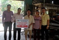 BSH trao bồi thường Kl99kl phiên bản hoạt động tai nạn hộ sử dụng điện