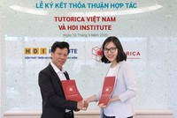 HDI Institute ký hợp tác với Tutorica về đào tạo Kl99kl phiên bản hoạt động online