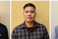 Từ trái sang: Nguyễn Quang Dũng, Nguyễn Phước Hải và Đinh Tiến Sơn (Ảnh: CAHN cung cấp)